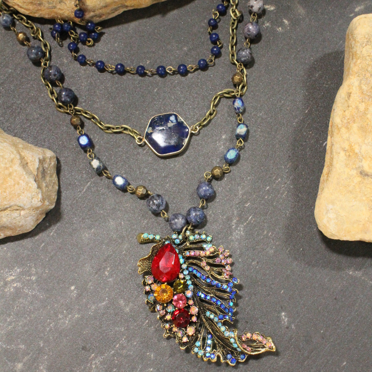 Chilly Fall Nights Layered Necklace