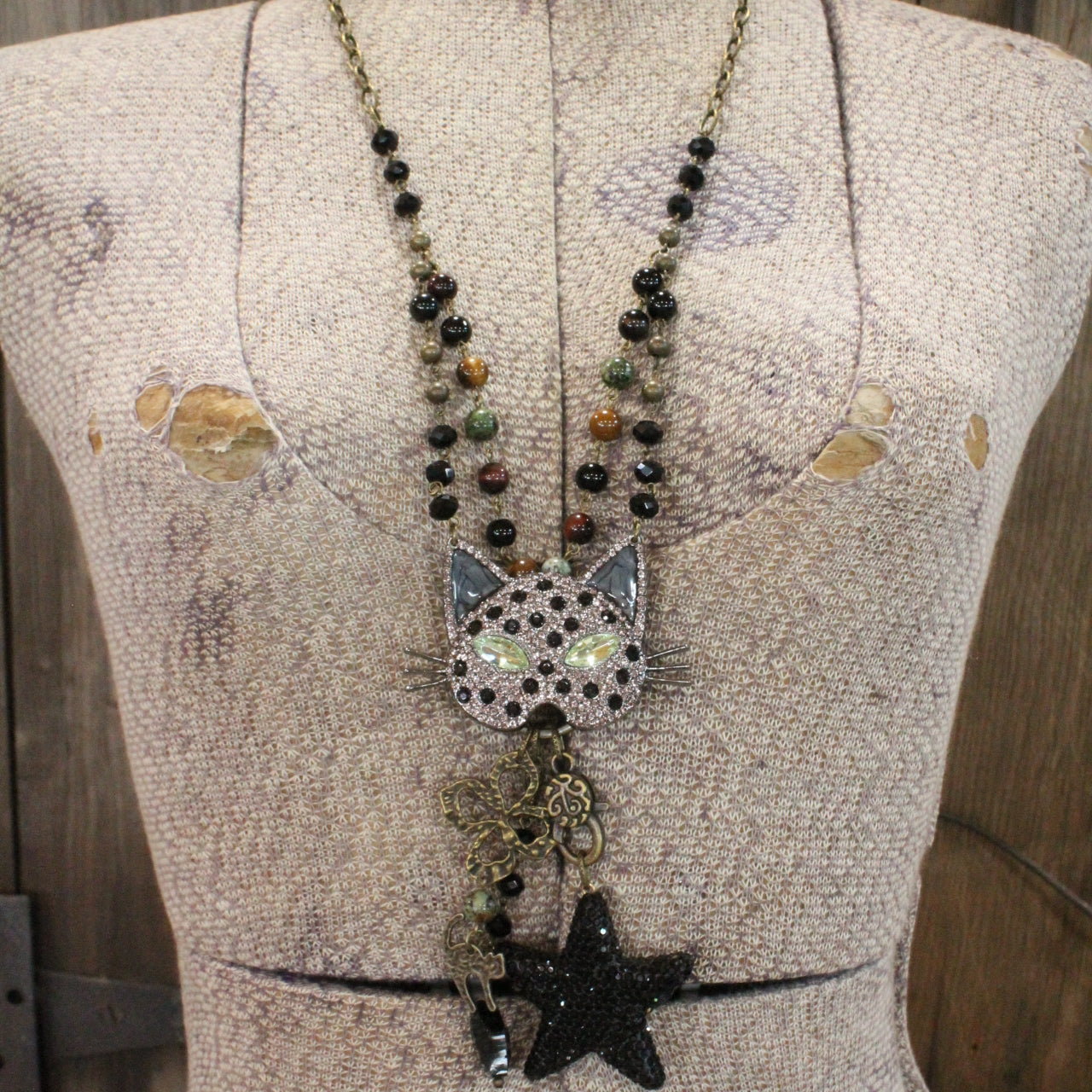 Out Prowling Layered Necklace
