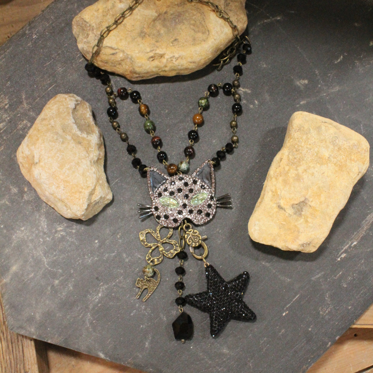 Out Prowling Layered Necklace