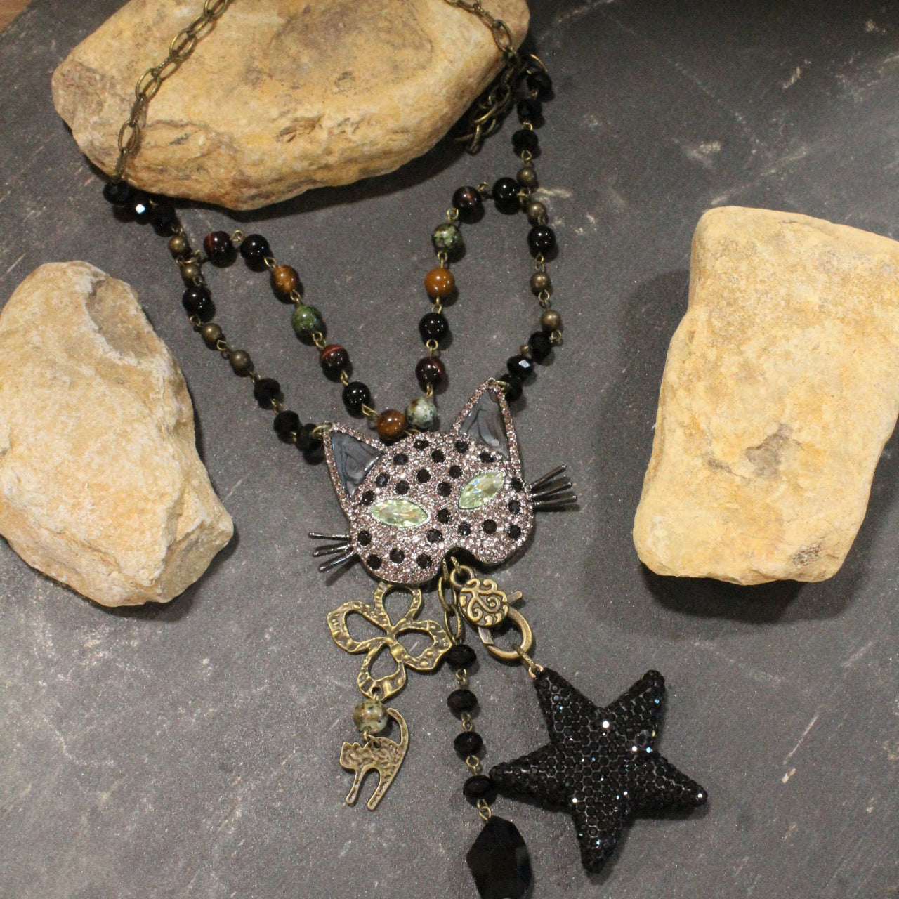 Out Prowling Layered Necklace