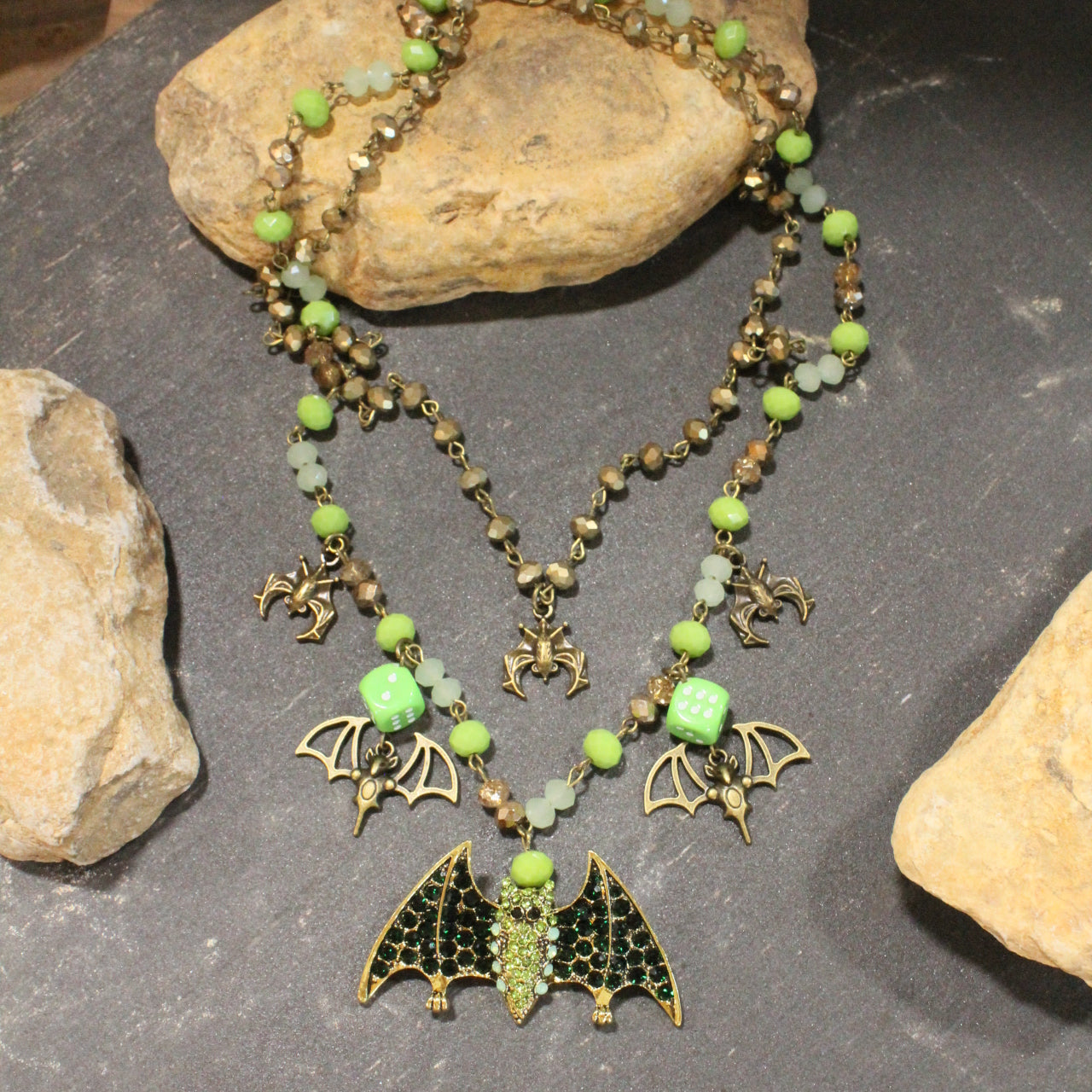 Bats On Parade Layered Necklace