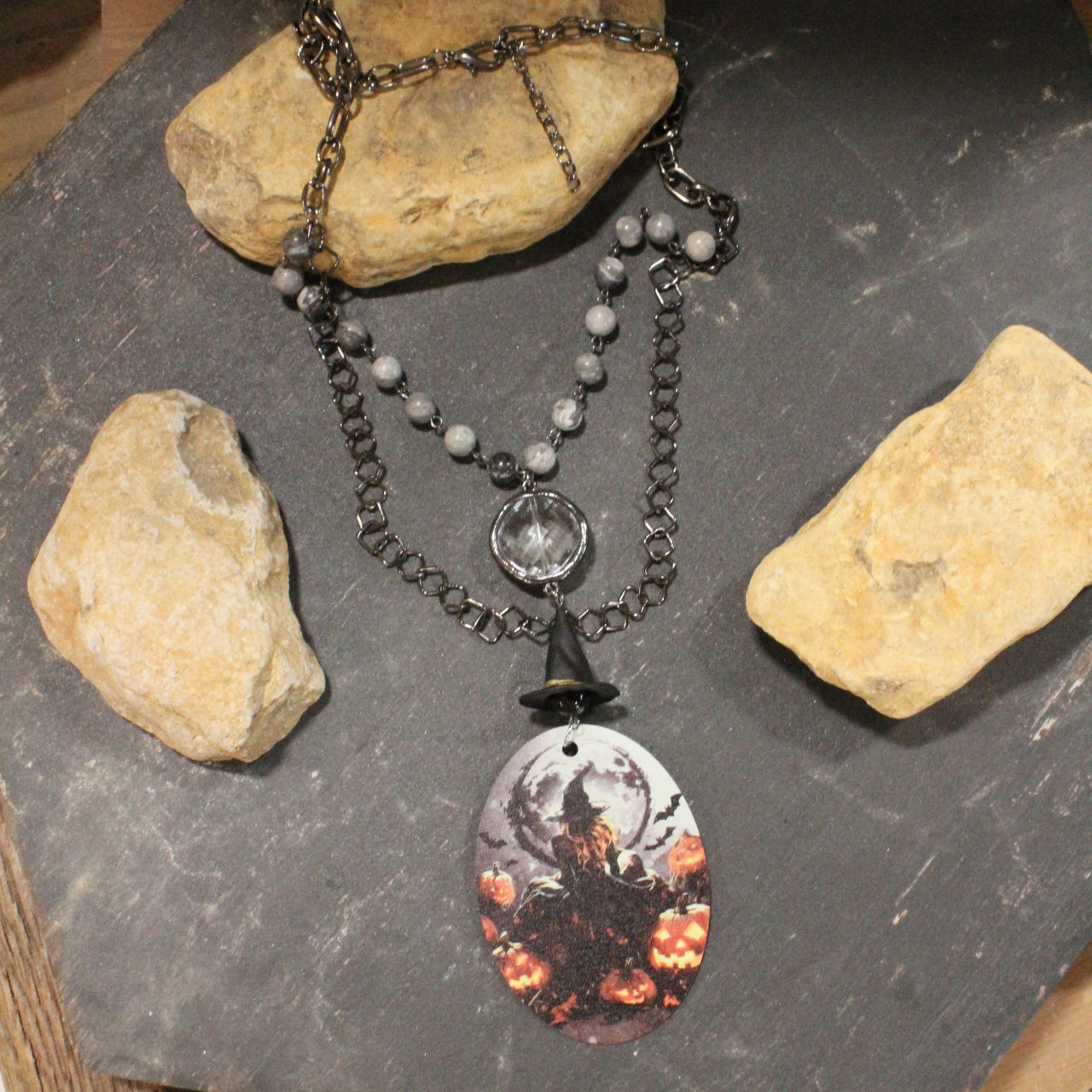 When The Moon Comes Out Layered Necklace
