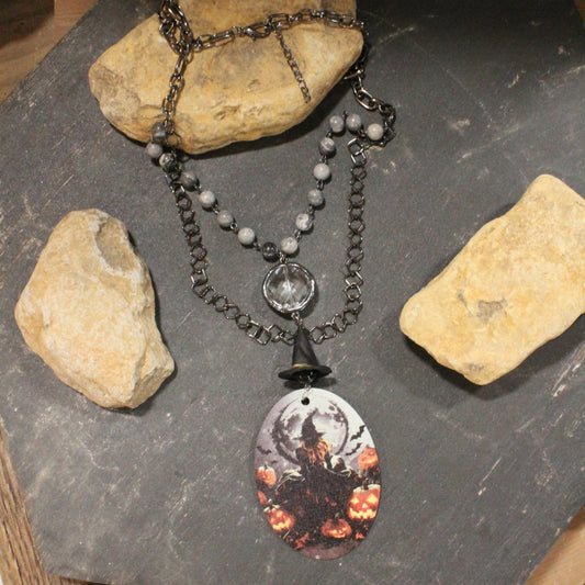 When The Moon Comes Out Layered Necklace