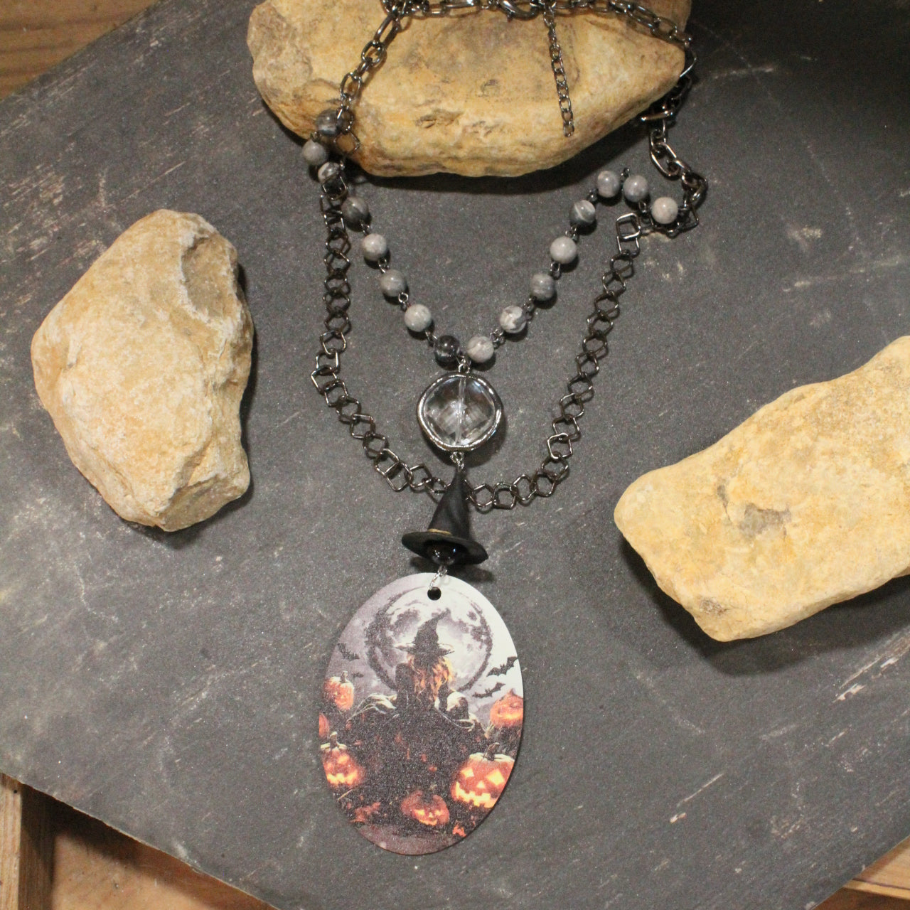 When The Moon Comes Out Layered Necklace
