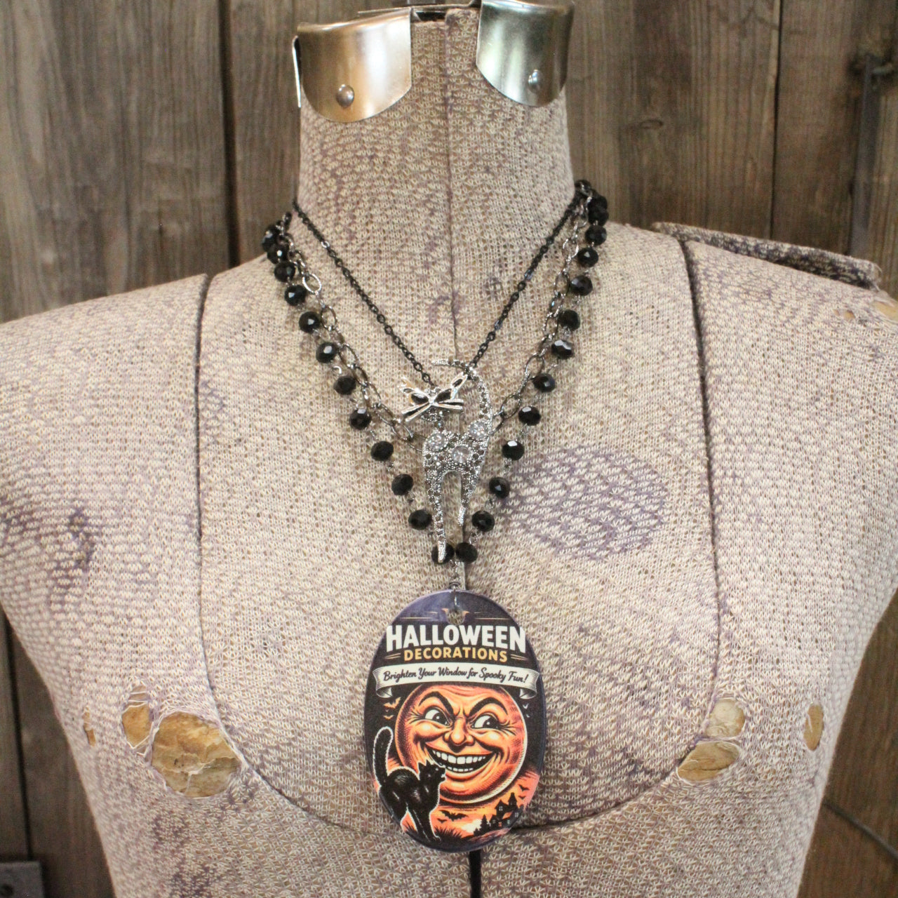 It's Time For Spooky Fun Layered Necklace