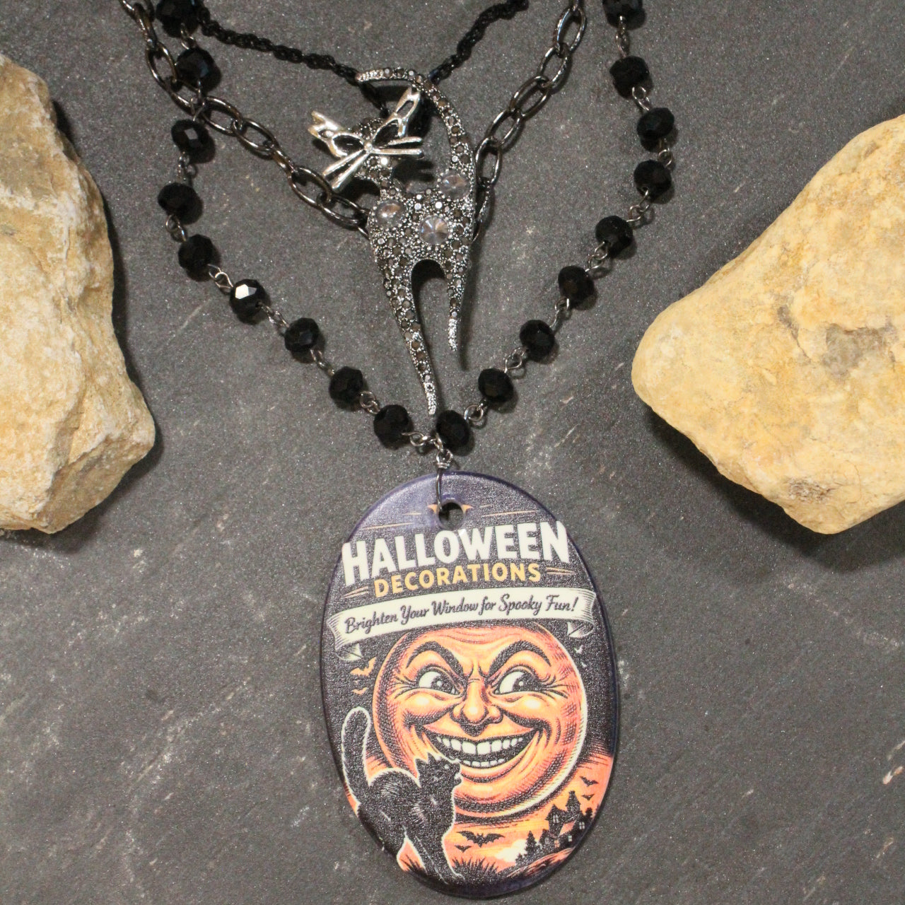 It's Time For Spooky Fun Layered Necklace