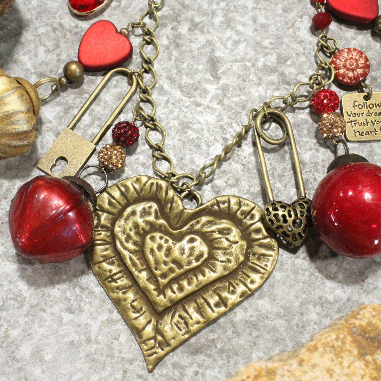 Key To Unlock My Heart Charm'd Necklace
