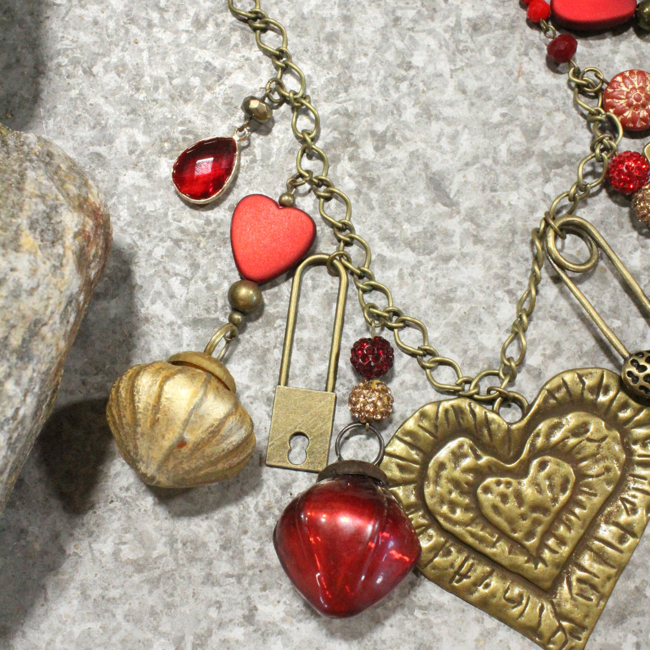 Key To Unlock My Heart Charm'd Necklace