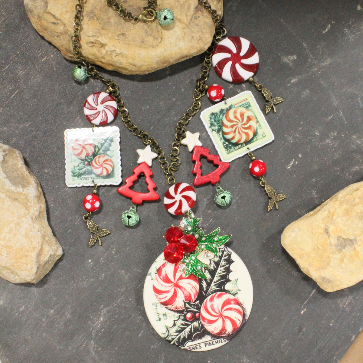Peppermint Patty Charm'd Necklace