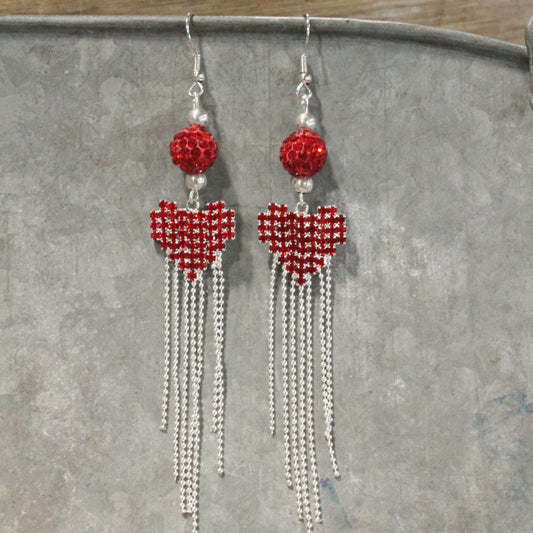 Gushing Over You Valentine Dangle Earrings