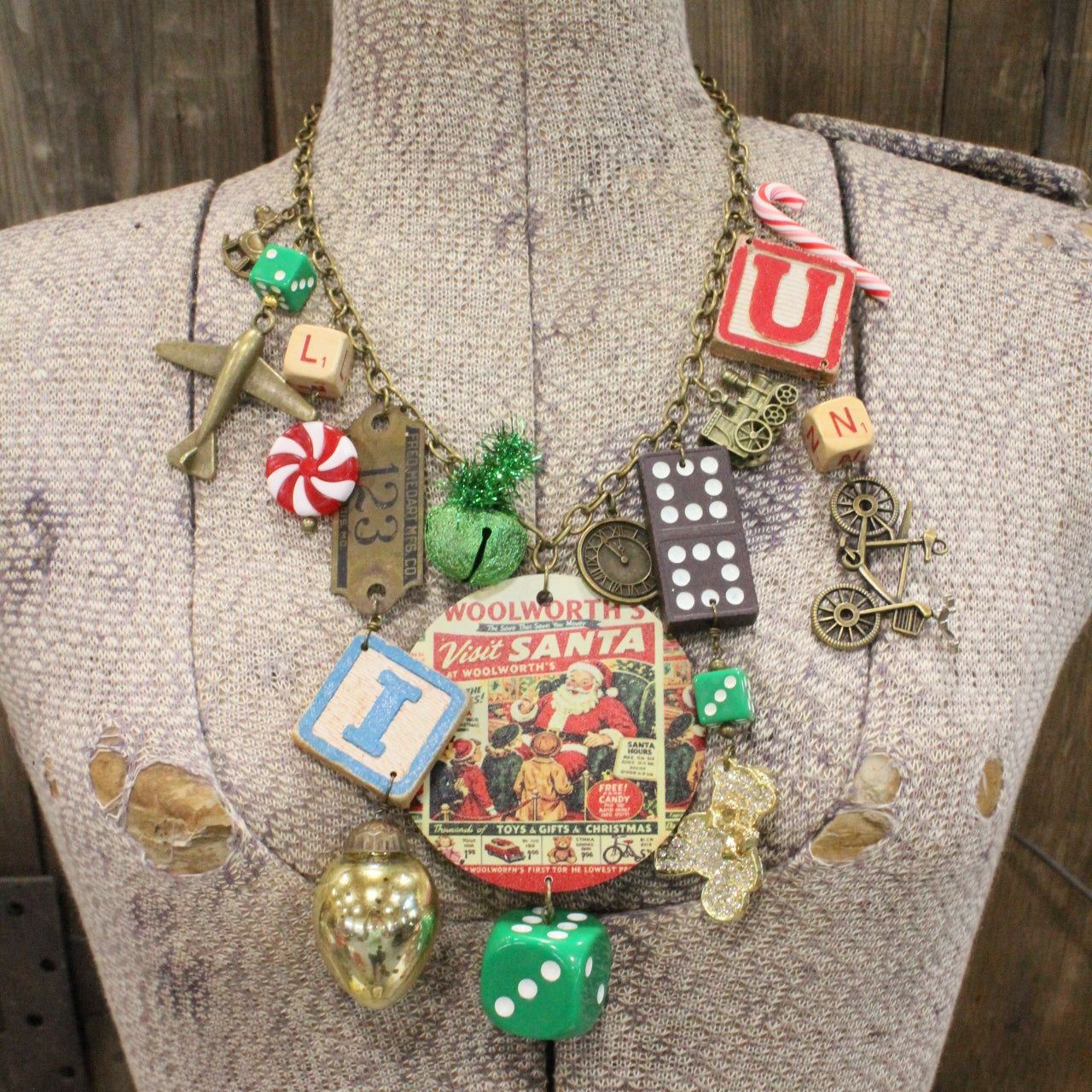 Christmas Wishlist Charm'd Necklace