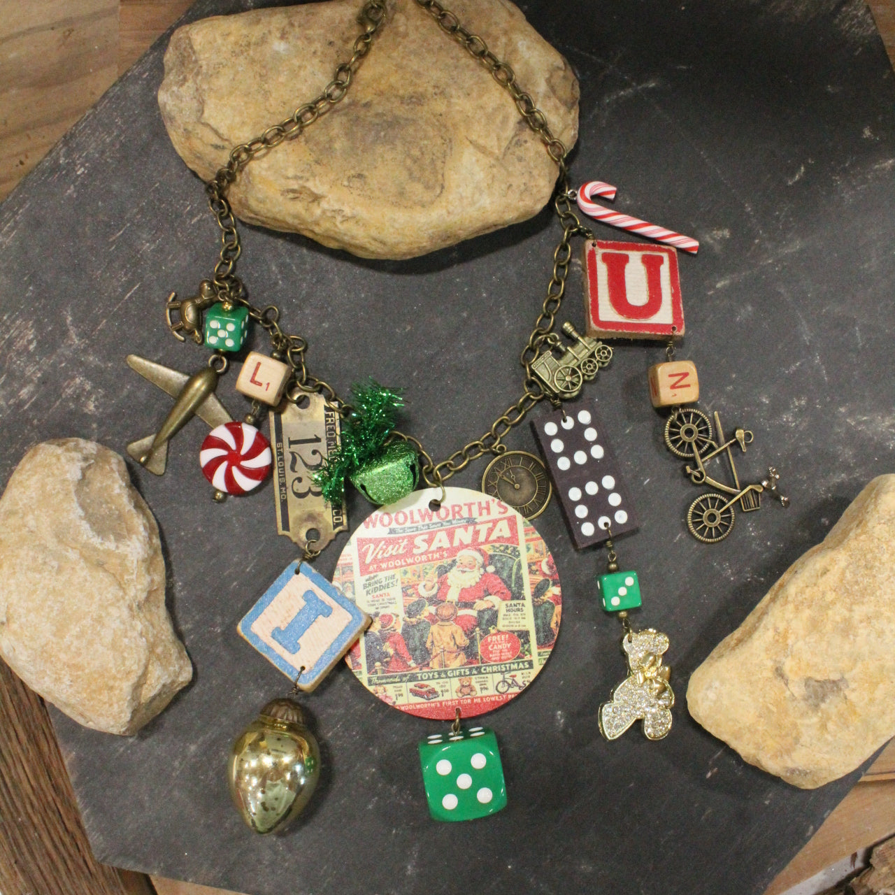 Christmas Wishlist Charm'd Necklace
