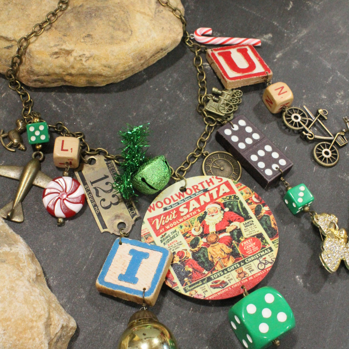 Christmas Wishlist Charm'd Necklace