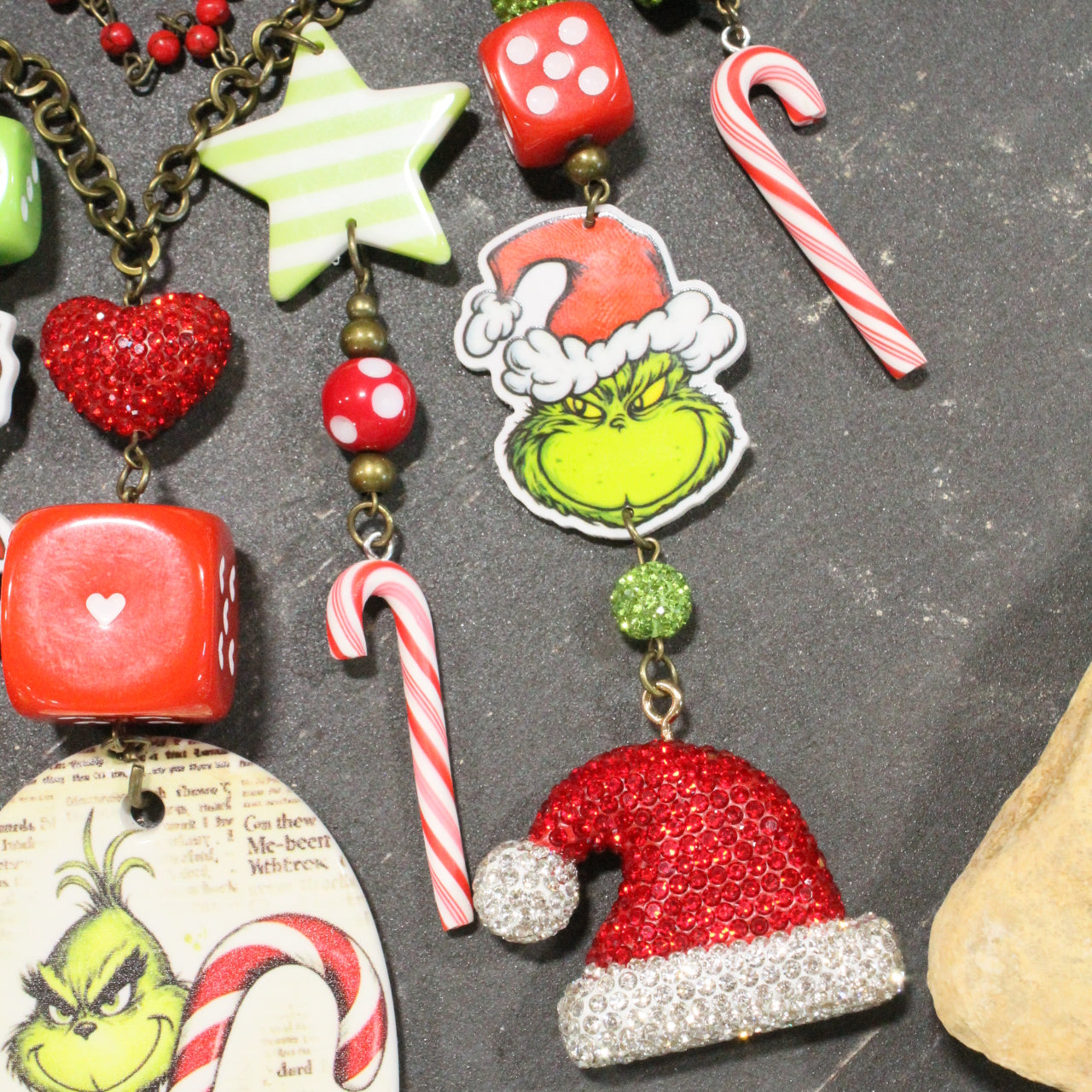 You Got Me At GRINCH Charm'd Necklace