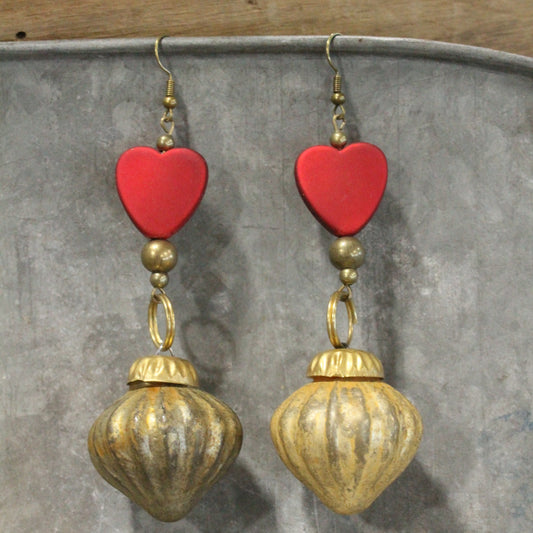 Key To Unlock My Heart Dangle Earrings