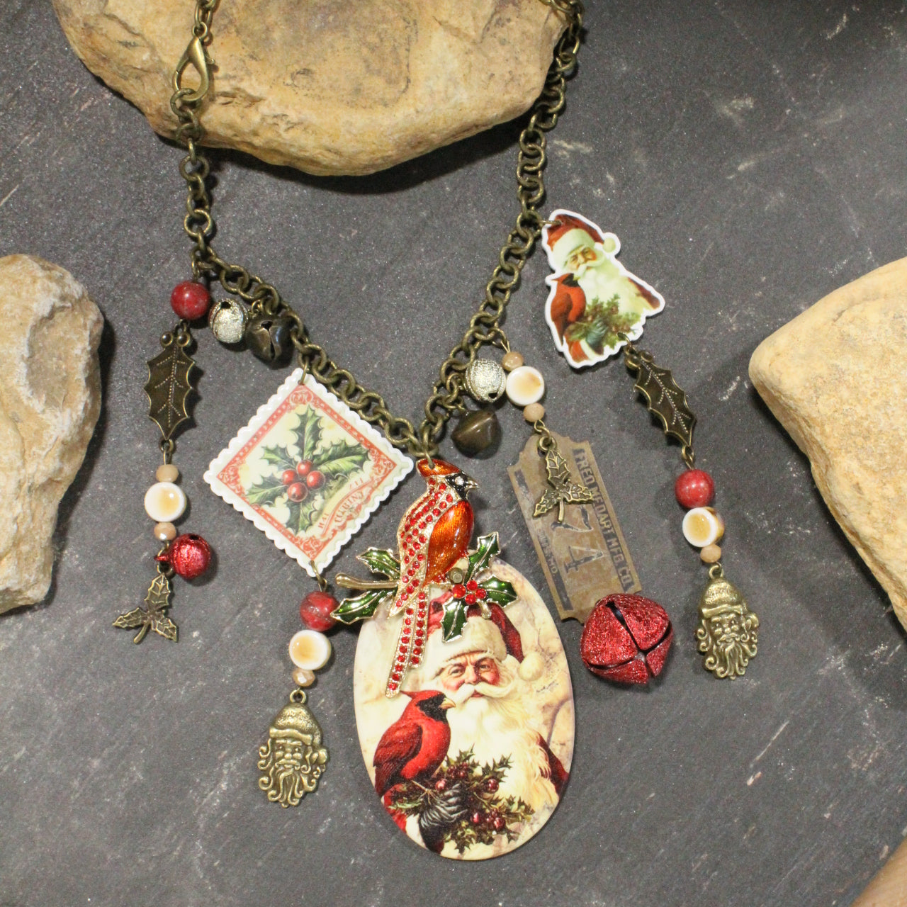 Cardinal Kris Charm'd Necklace