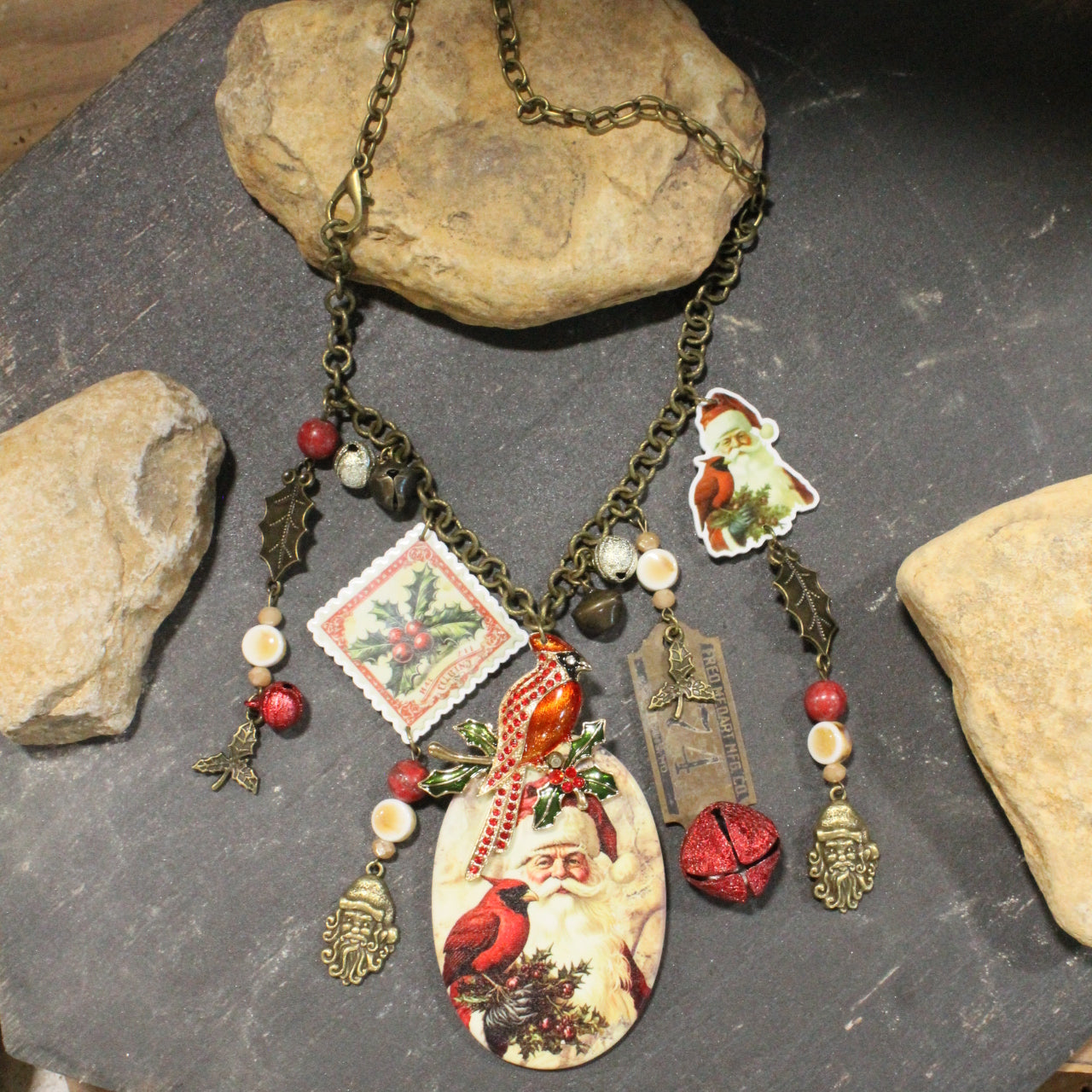 Cardinal Kris Charm'd Necklace