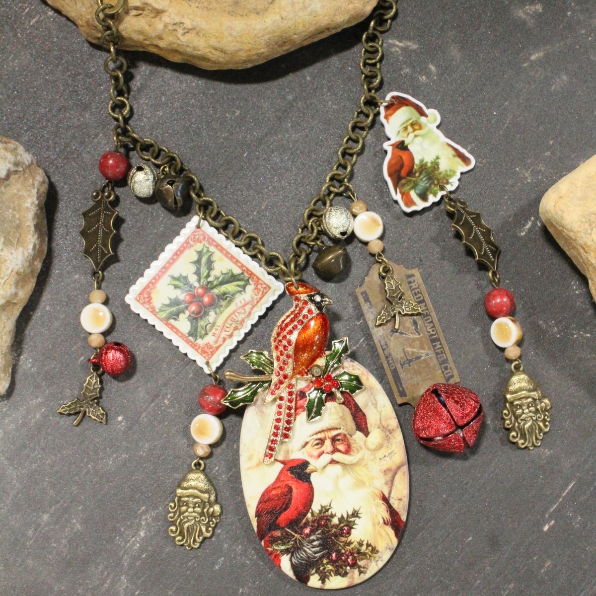 Cardinal Kris Charm'd Necklace