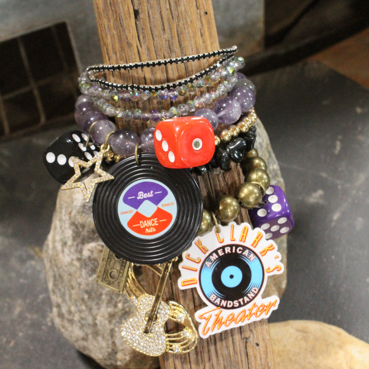 American Bandstand Chart Topper Charm'd Bracelet Set