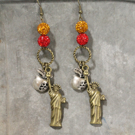 Travel Time In New York Dangle Earrings