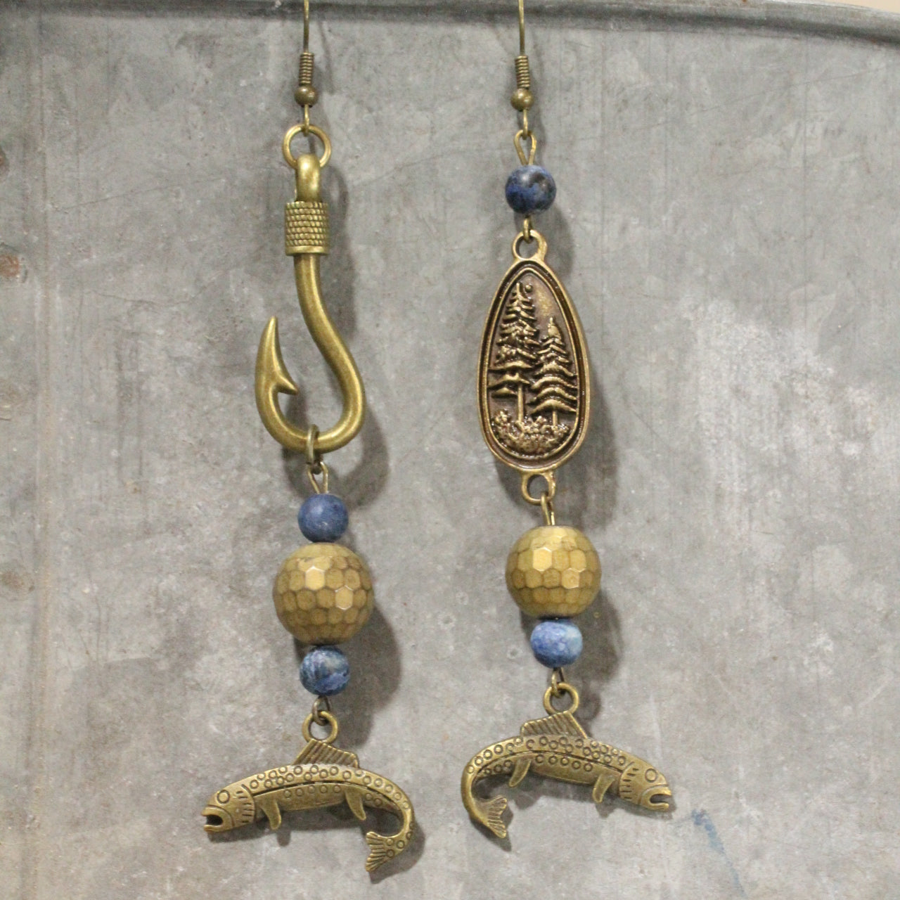 Travel Time In Montana Dangle Earrings