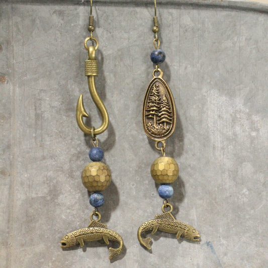 Travel Time In Montana Dangle Earrings