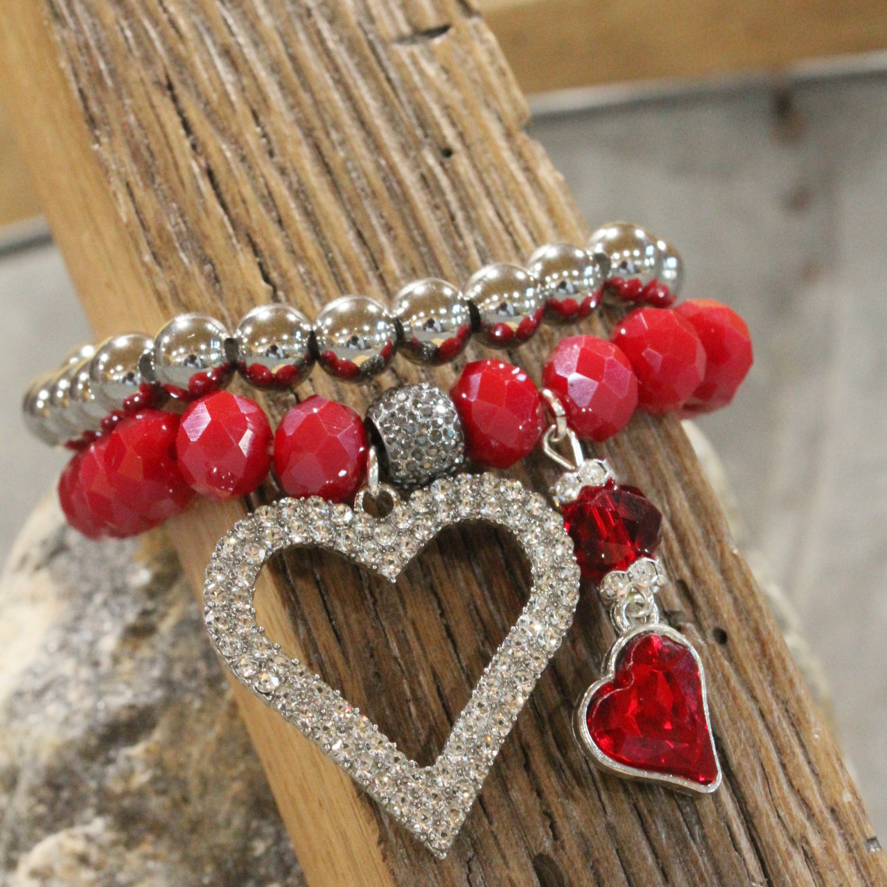 In Love With You Charm'd Bracelet Set
