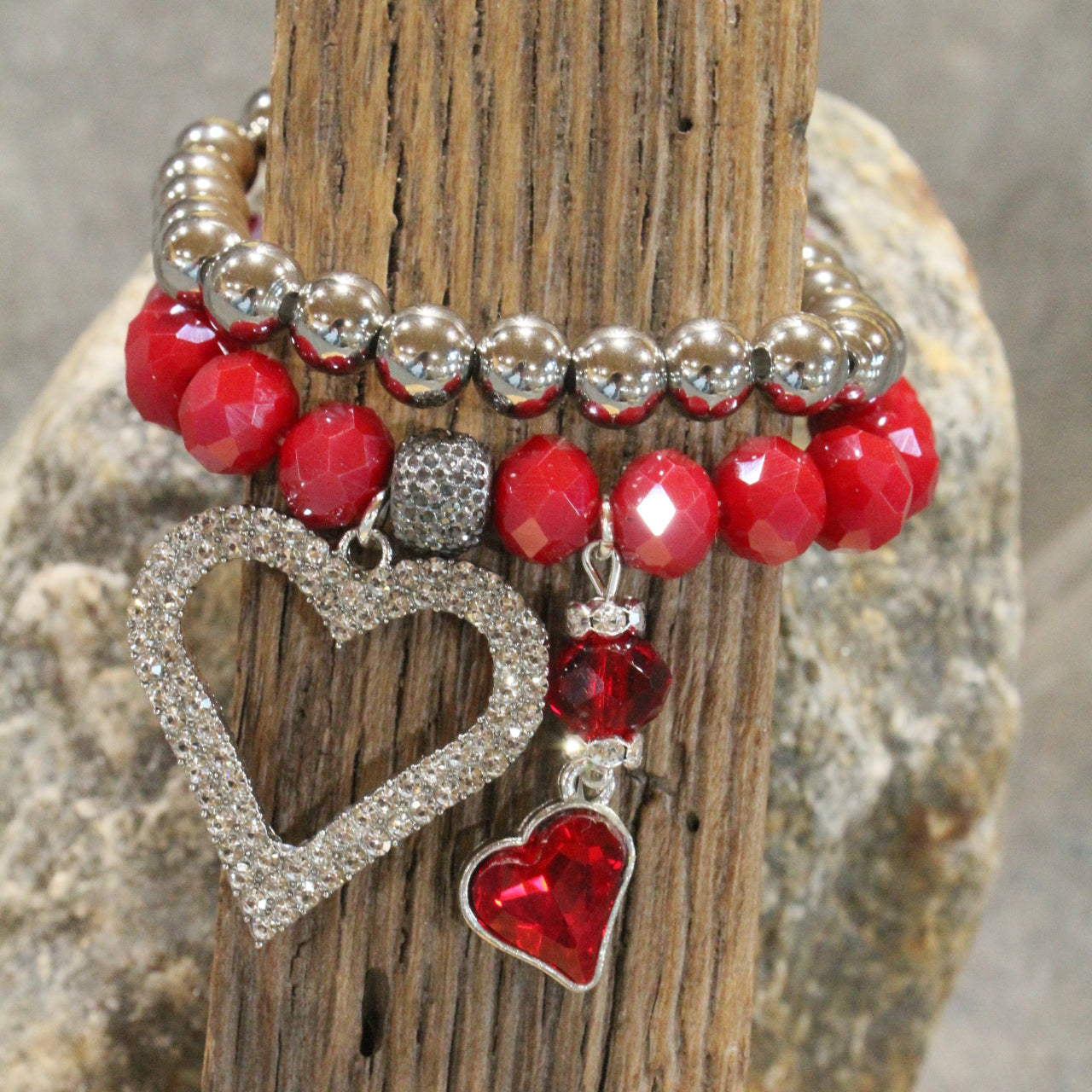 In Love With You Charm'd Bracelet Set