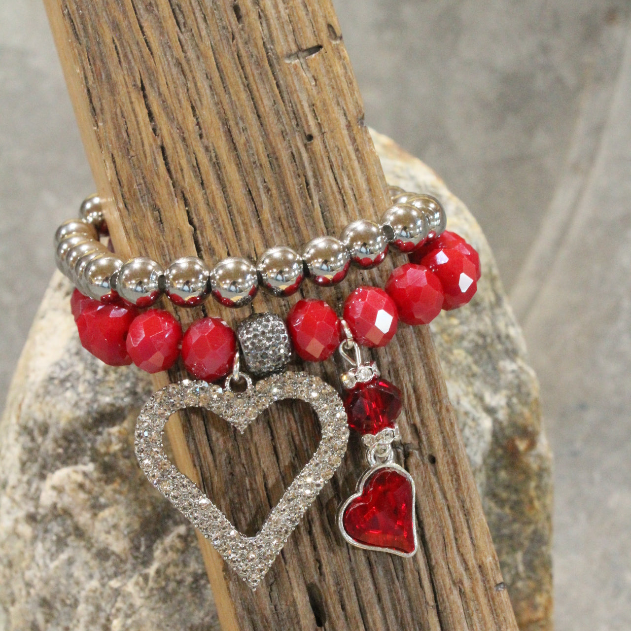 In Love With You Charm'd Bracelet Set