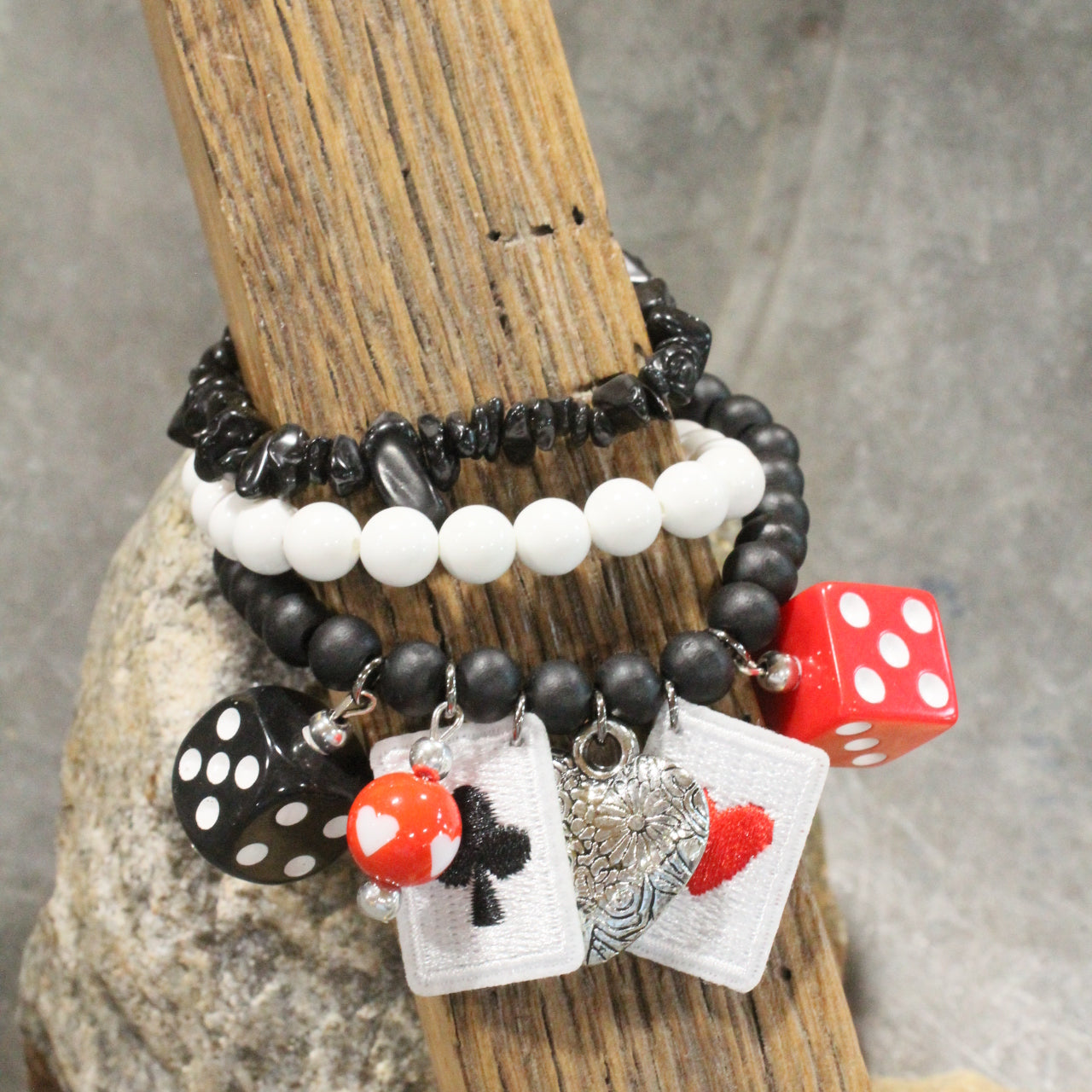 Playing My Suit For You Charm'd Bracelet Set