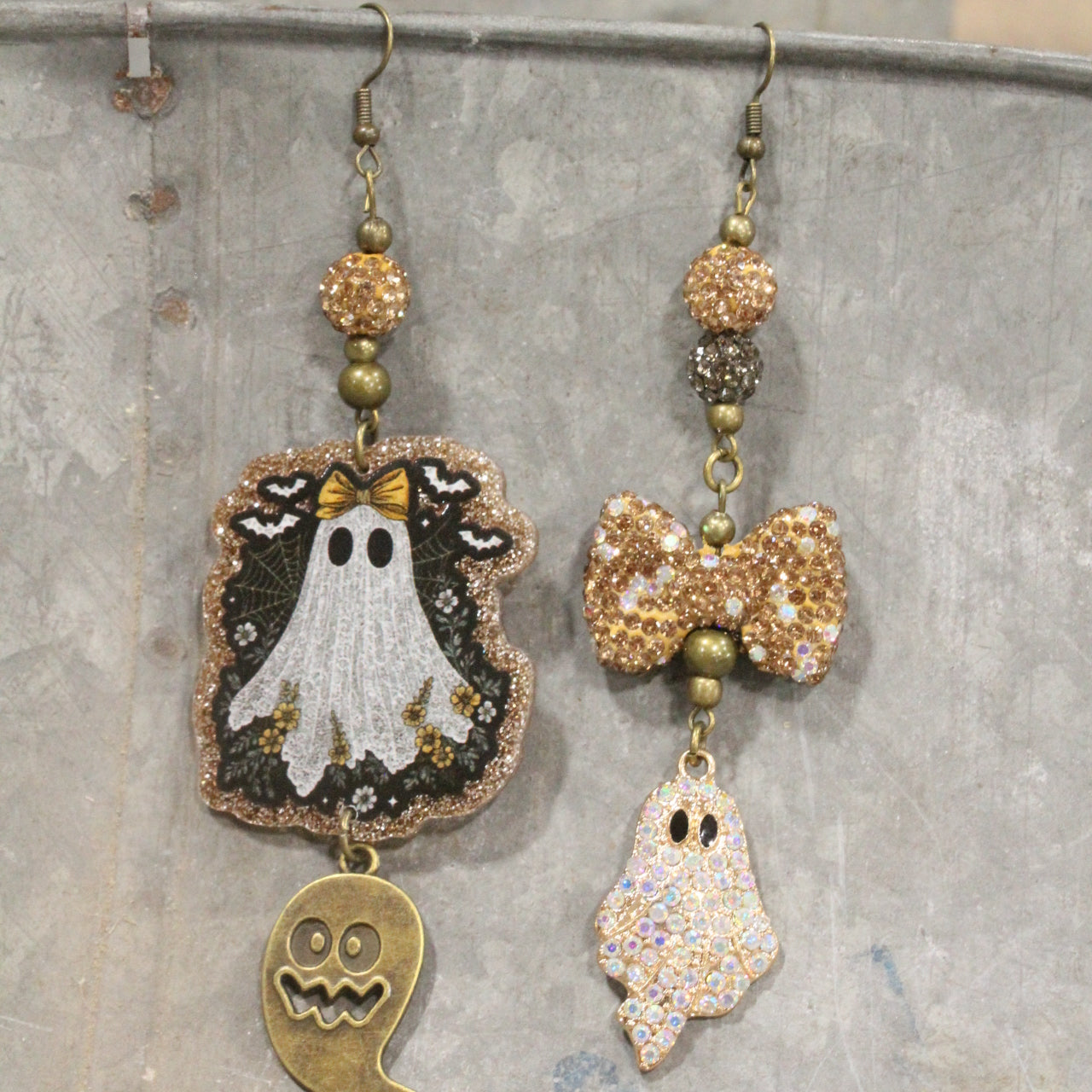 Ghostly BOO Dangle Earrings