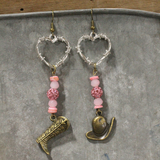 My Heart Belongs To All Things Western Dangle Earrings
