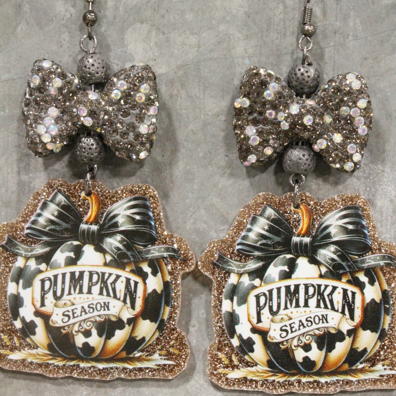Pumpkin Season Dangle Earrings