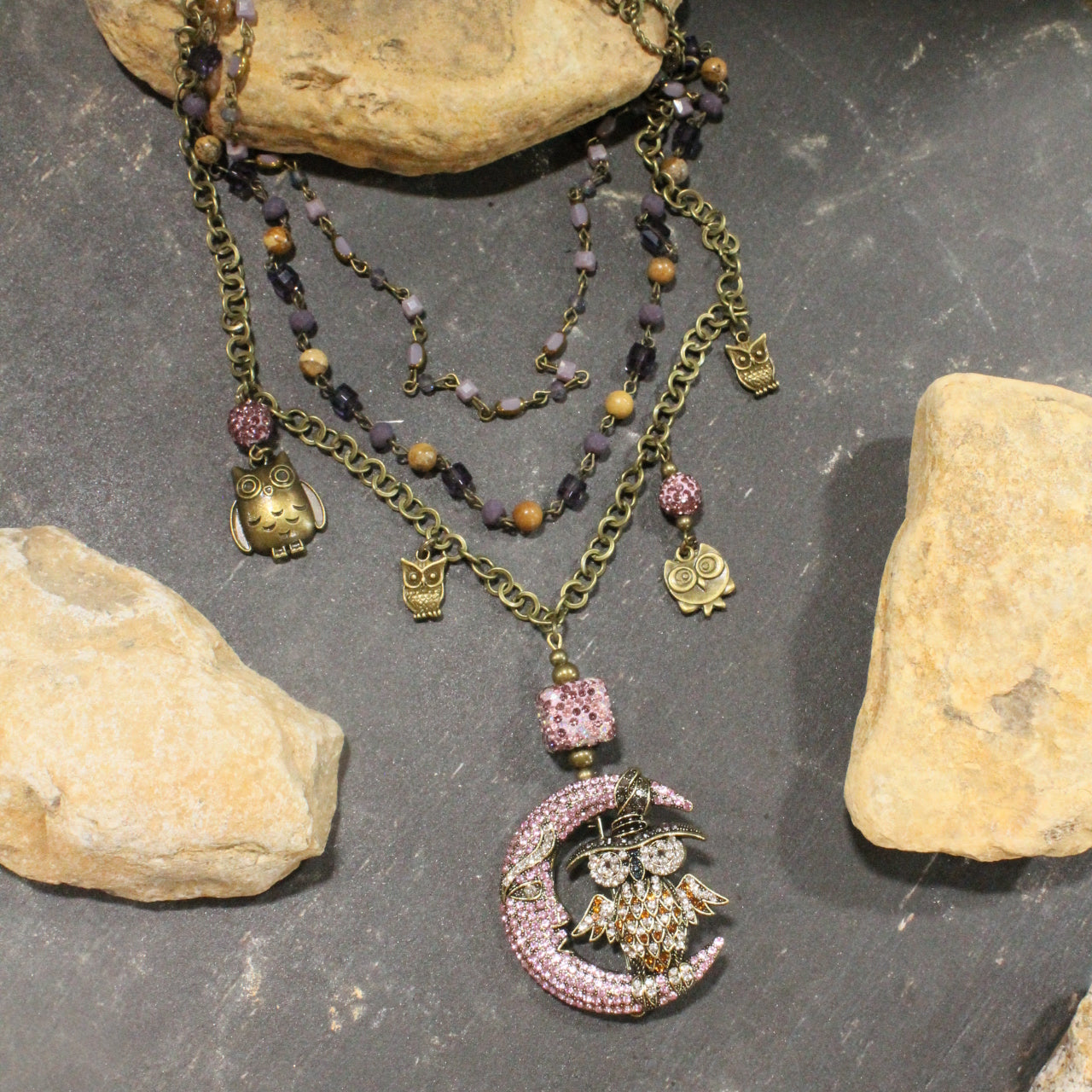 Moonlit Night Charm'd Necklace