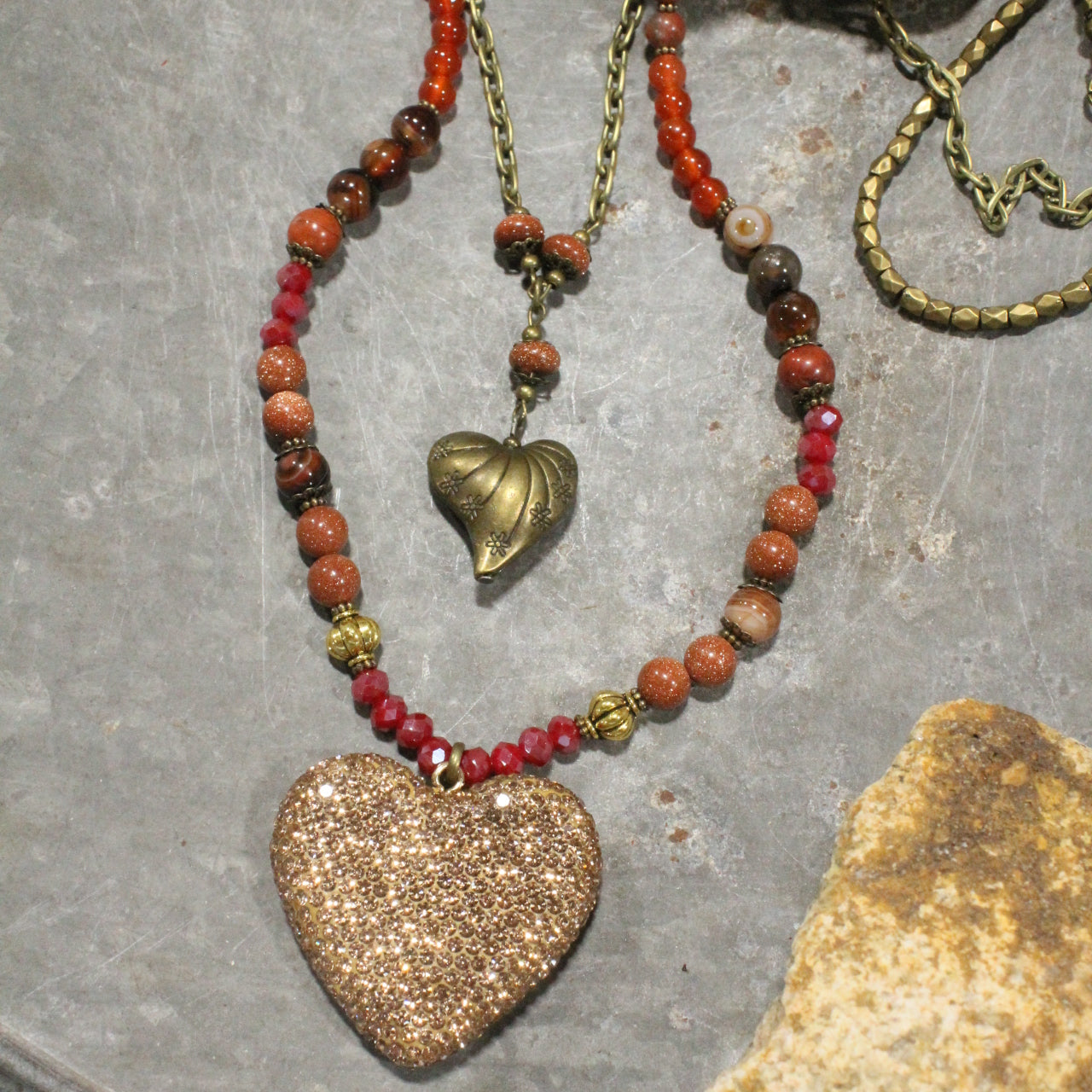Won't You Be Mine Long Layered Necklace