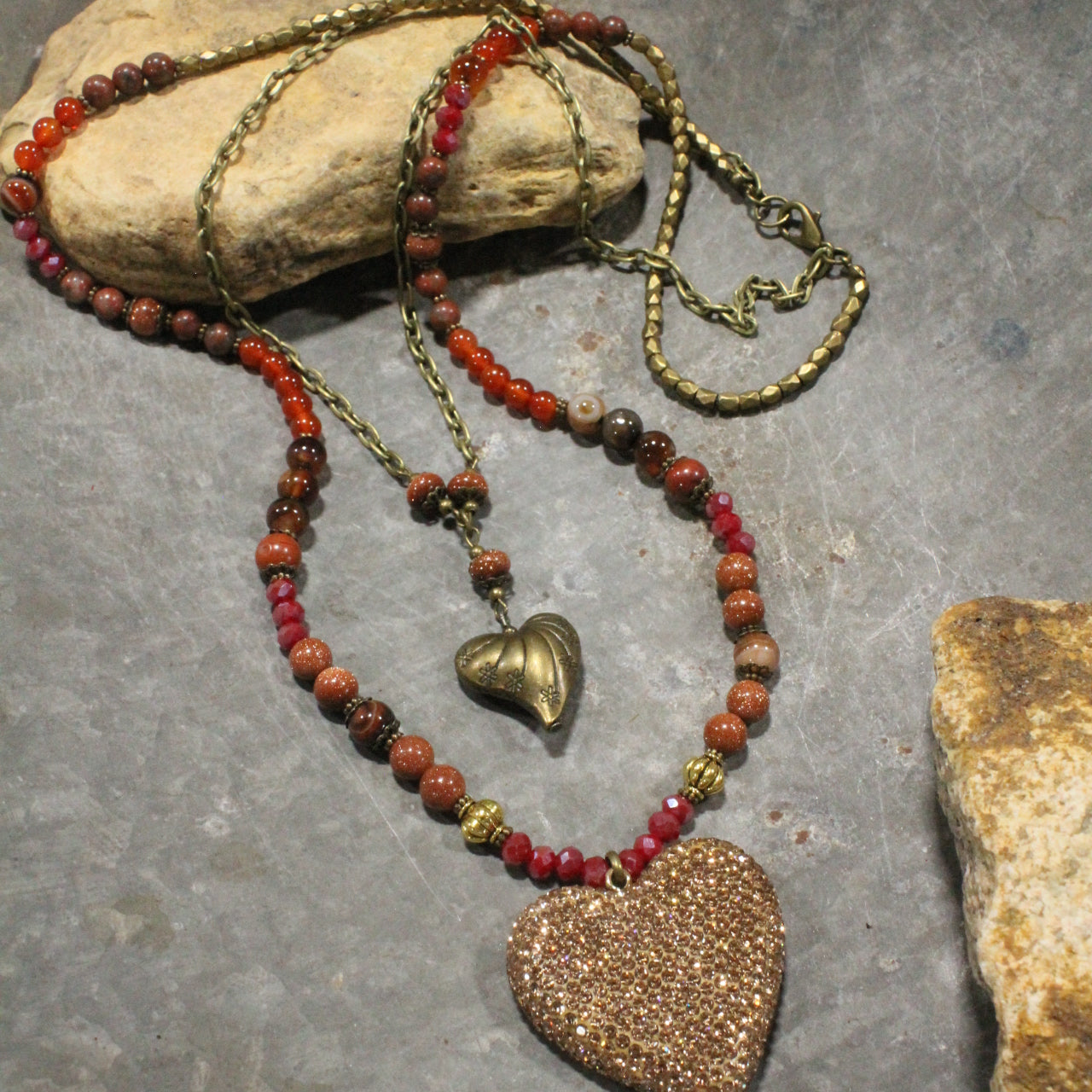 Won't You Be Mine Long Layered Necklace