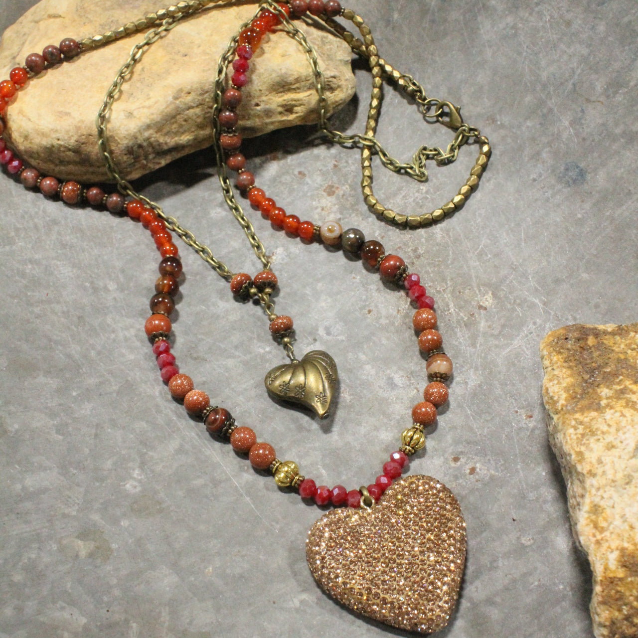 Won't You Be Mine Long Layered Necklace