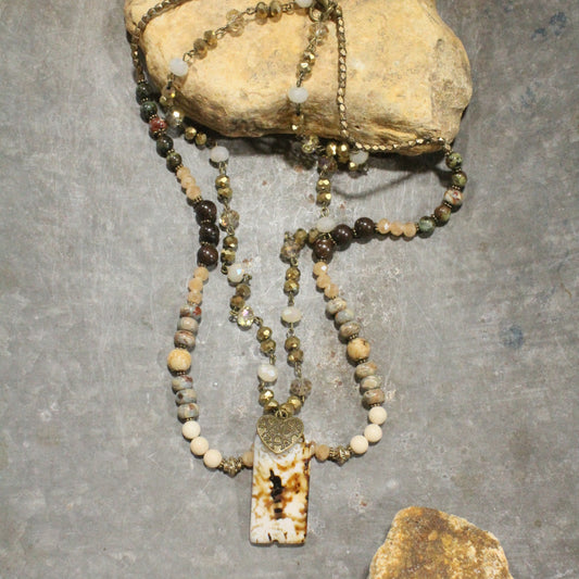 Rock Solid In Love With You Layered Necklace
