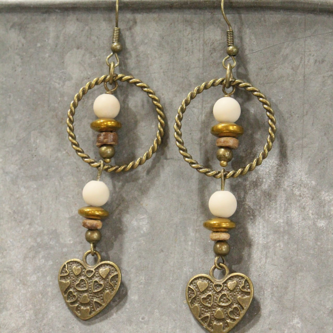 Rock Solid In Love With You Dangle Earrings