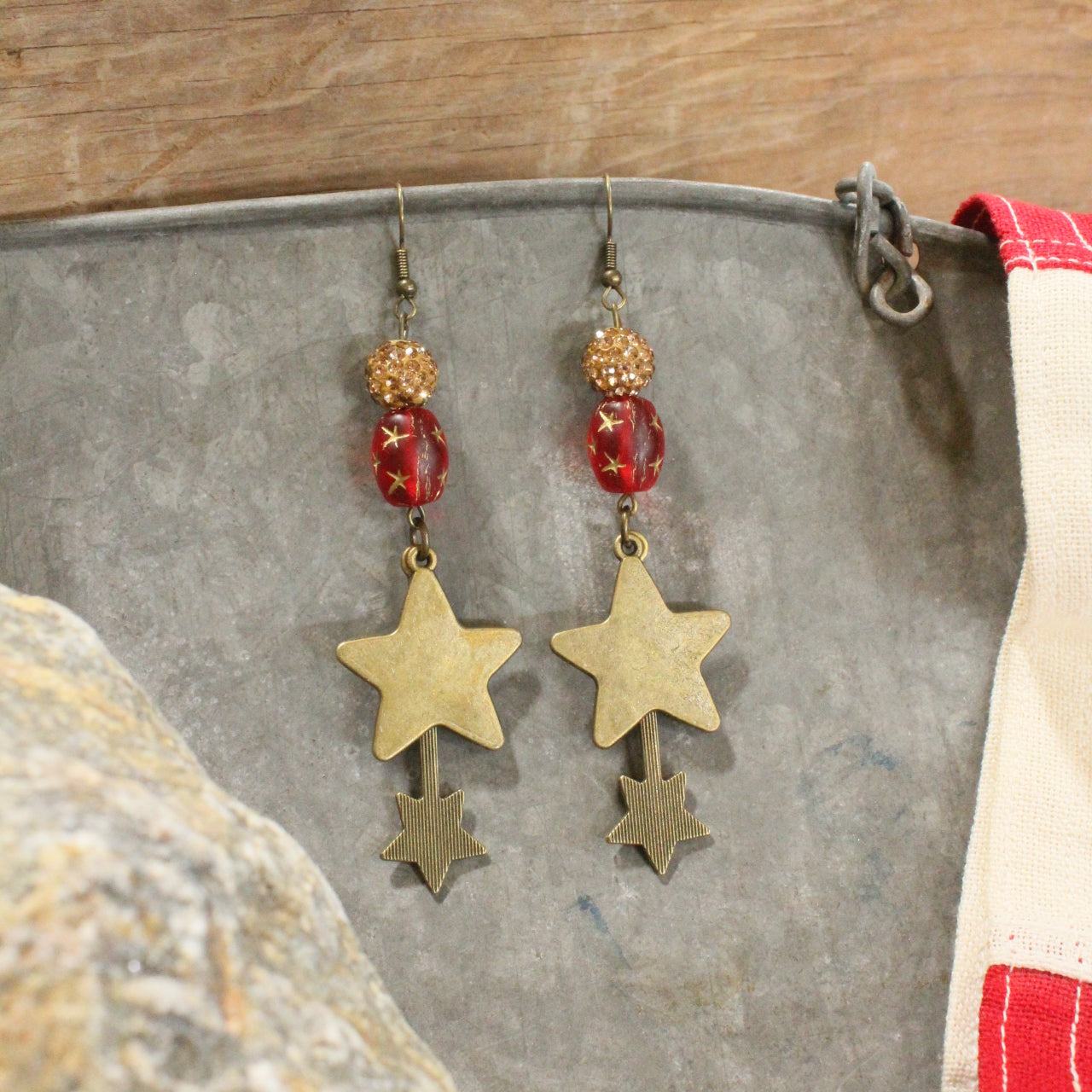 Falling Star Dangle Earrings
