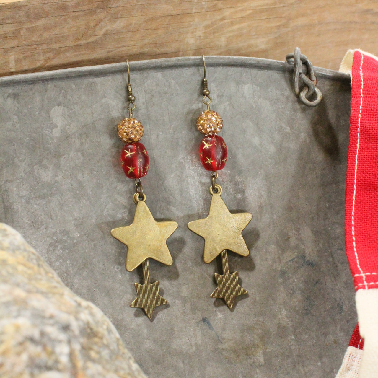 Falling Star Dangle Earrings