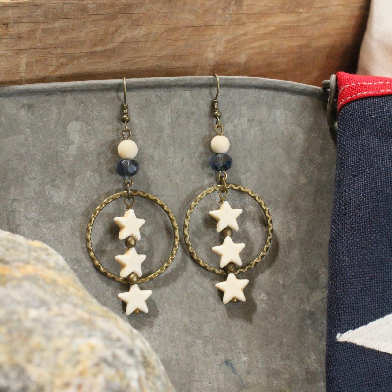 Shining Star Dangle Earrings
