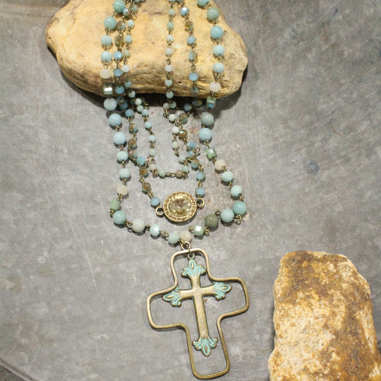 Forgiven Triple Layered Necklace