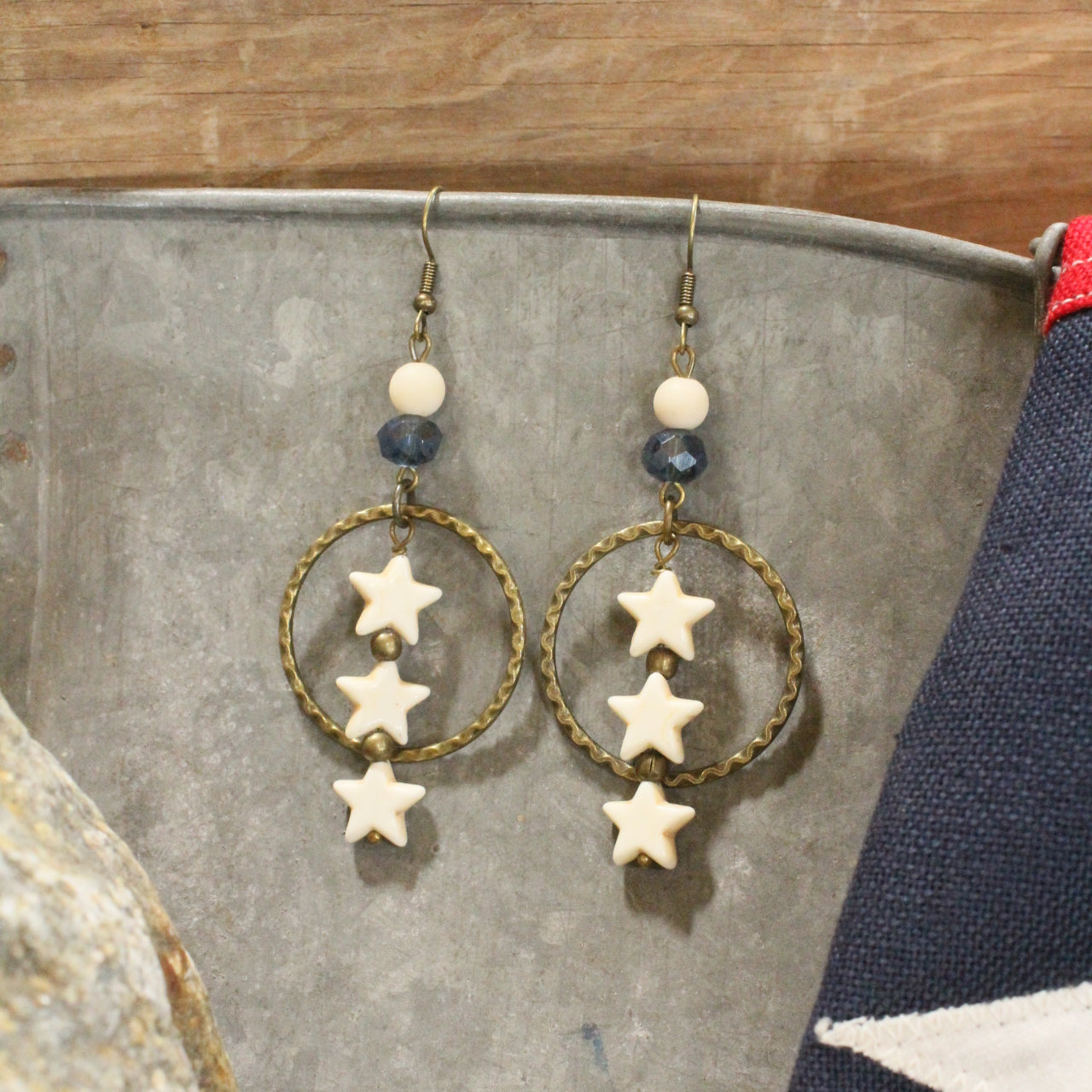 Shining Star Dangle Earrings