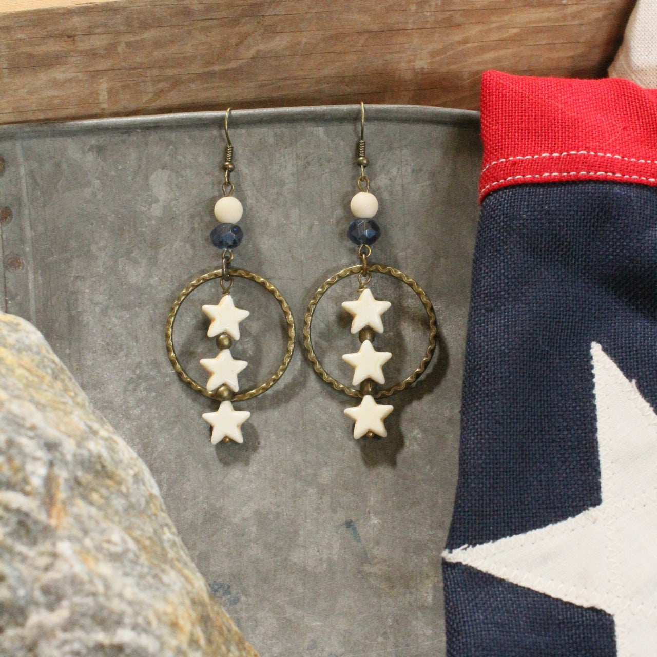 Shining Star Dangle Earrings