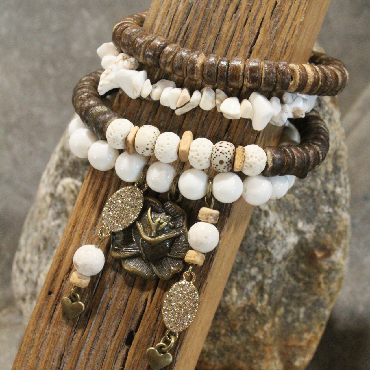 Give her Roses Bracelet Set