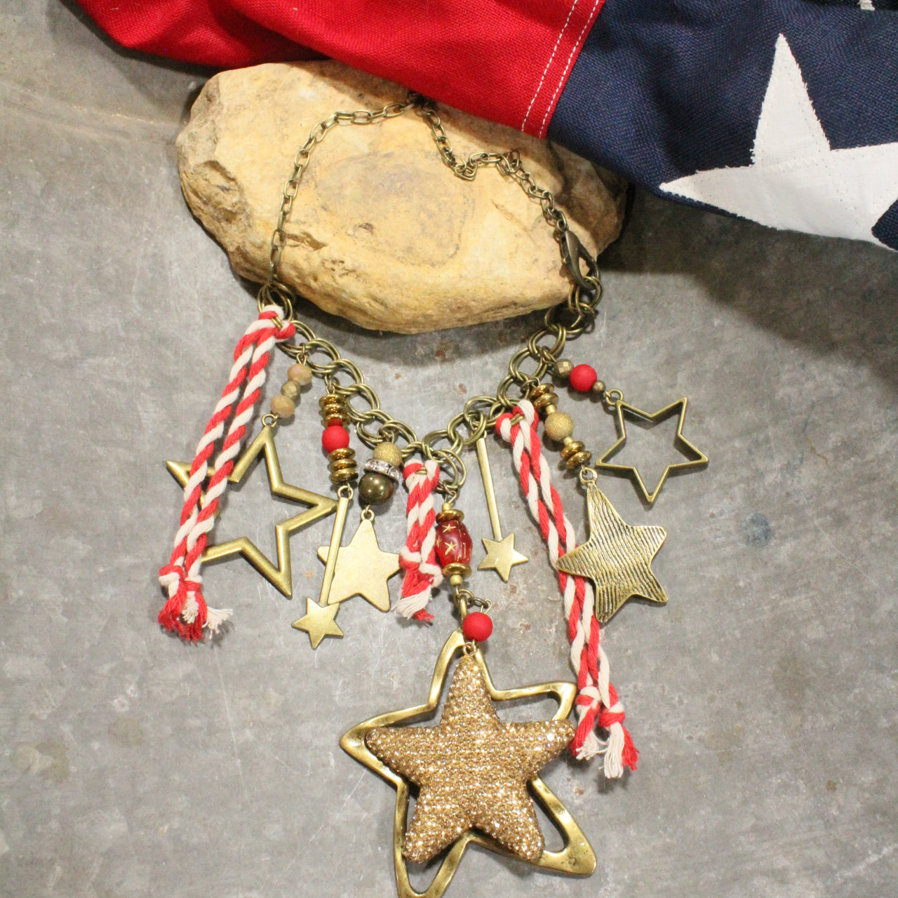 Falling Stars Charm'd Necklace