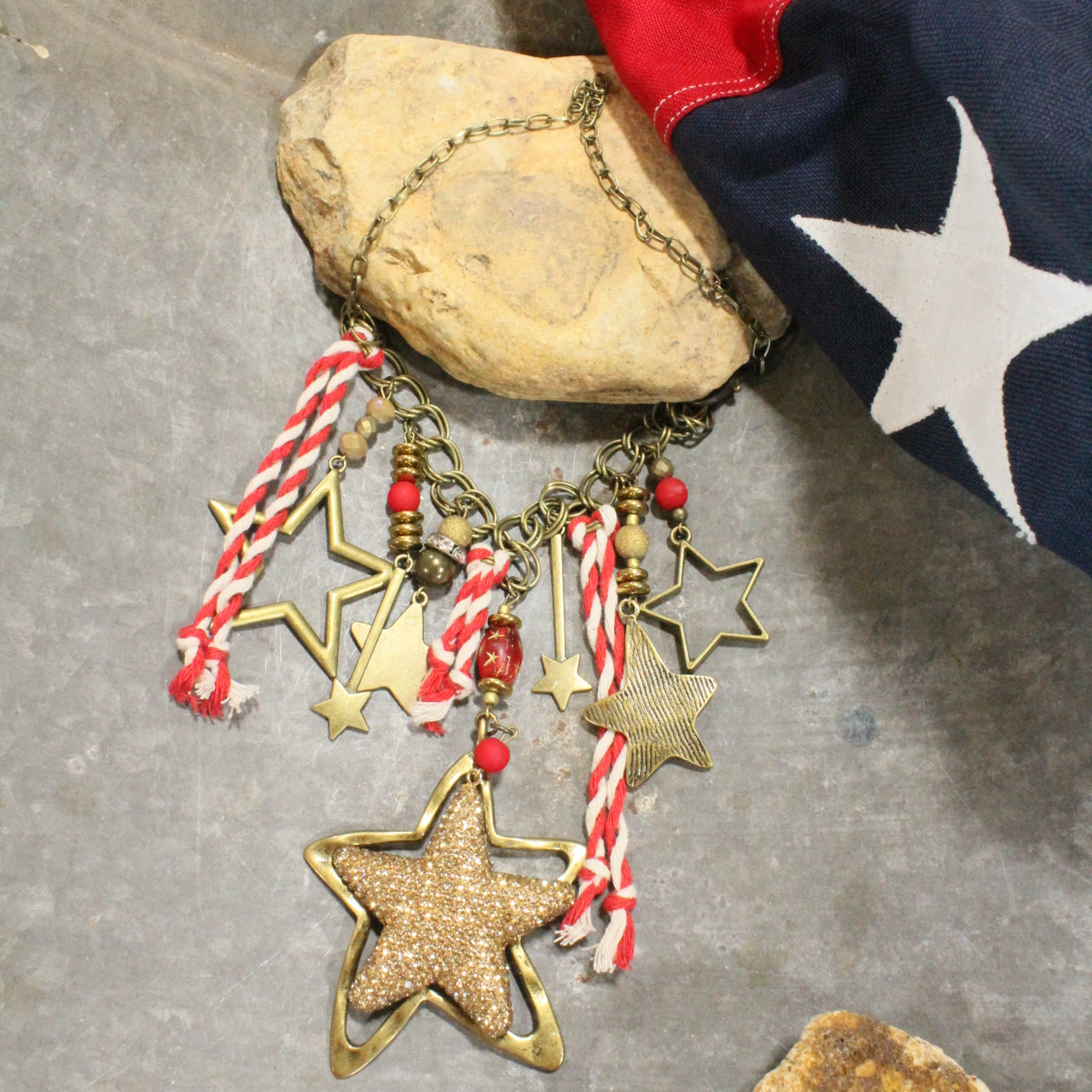 Falling Stars Charm'd Necklace
