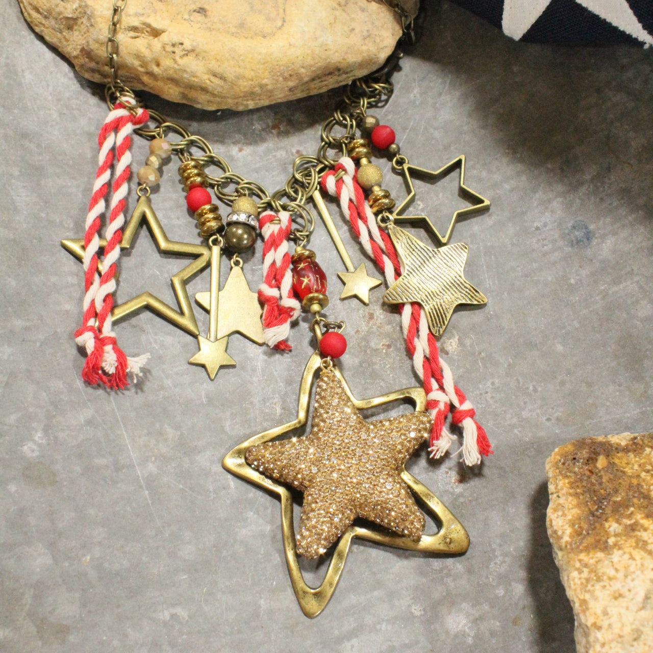 Falling Stars Charm'd Necklace
