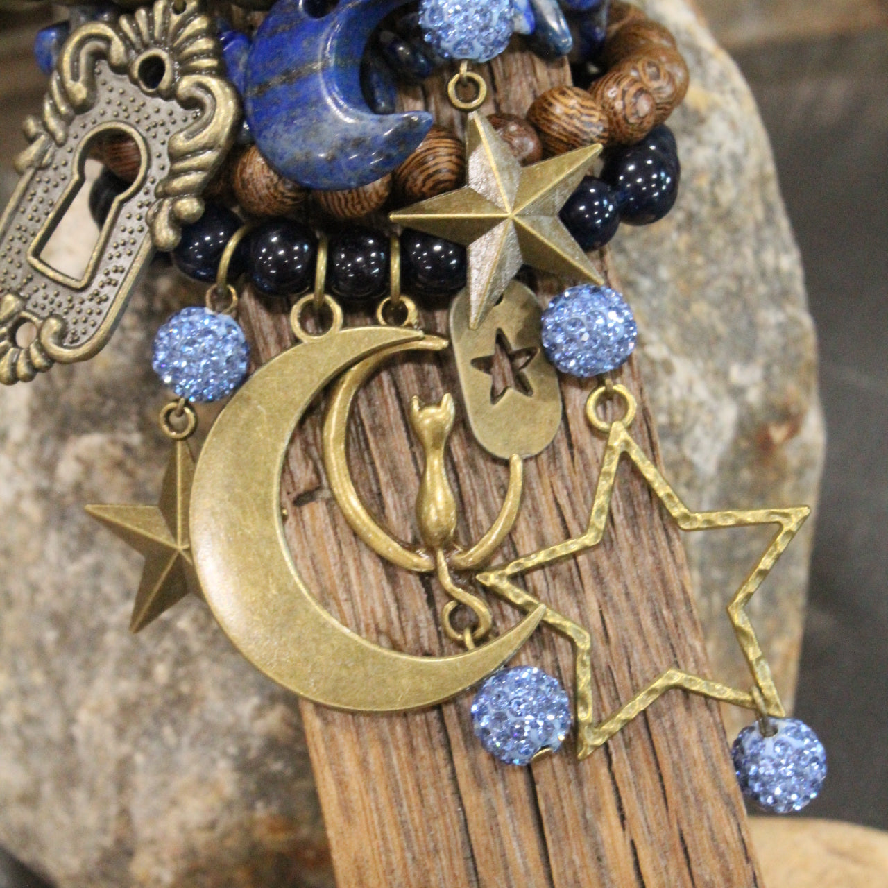 Midnight Blues Charm'd Bracelet Set